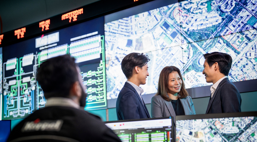 Keppel's digital infrastructure value chain including clean energy, data centres, and subsea connectivity