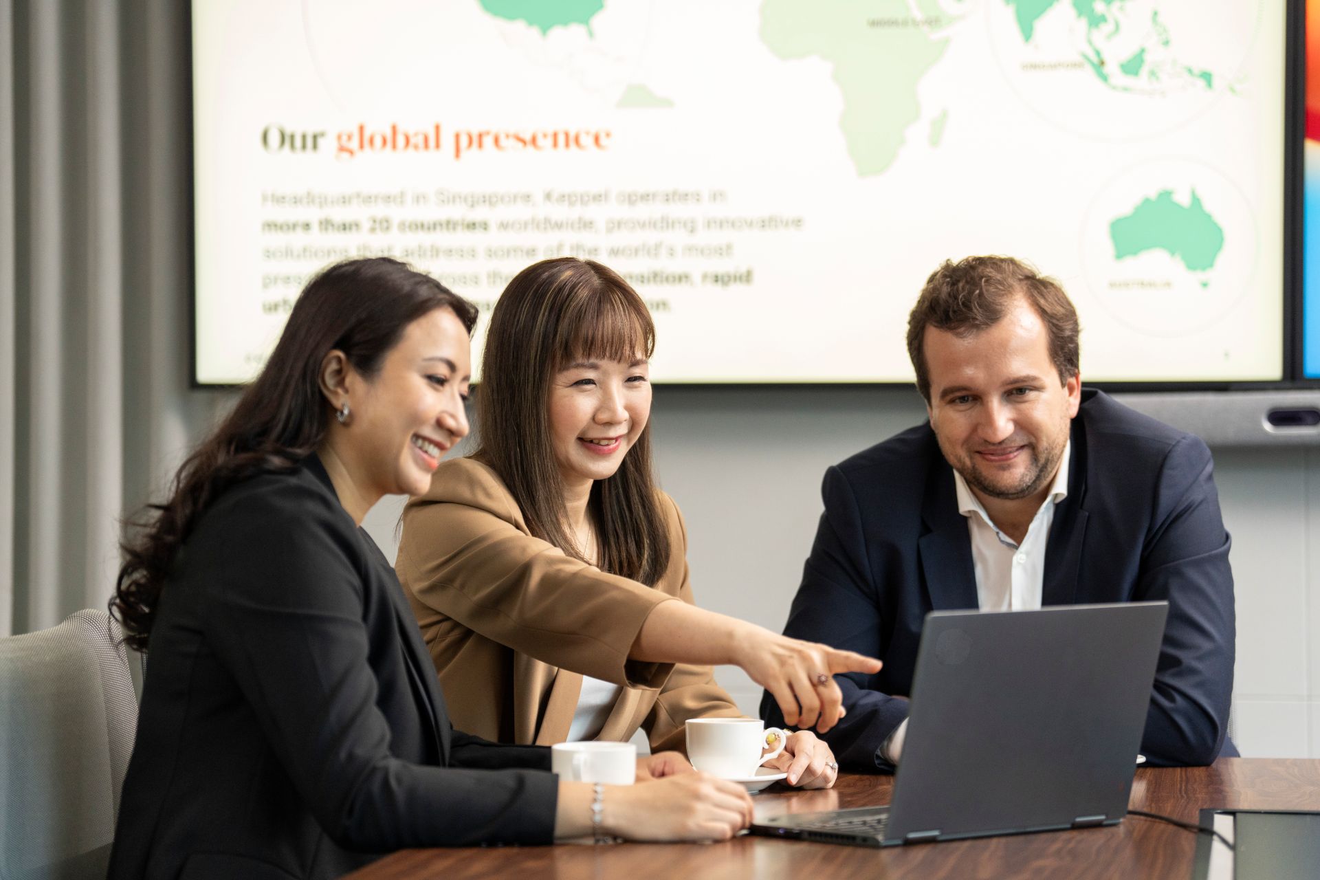 Investment teams interacting with Alpha