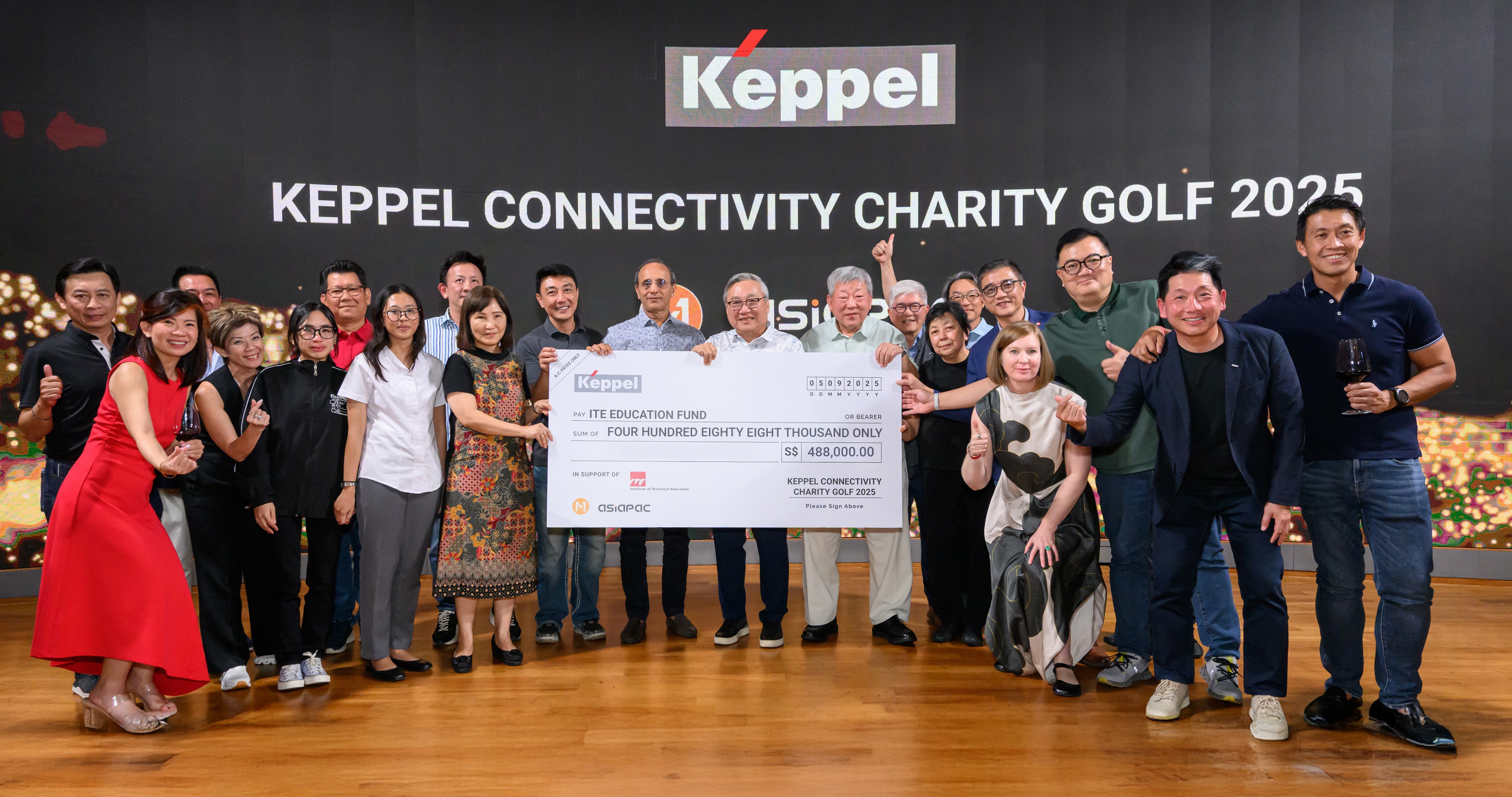 Keppel Connectivity Charity Golf event