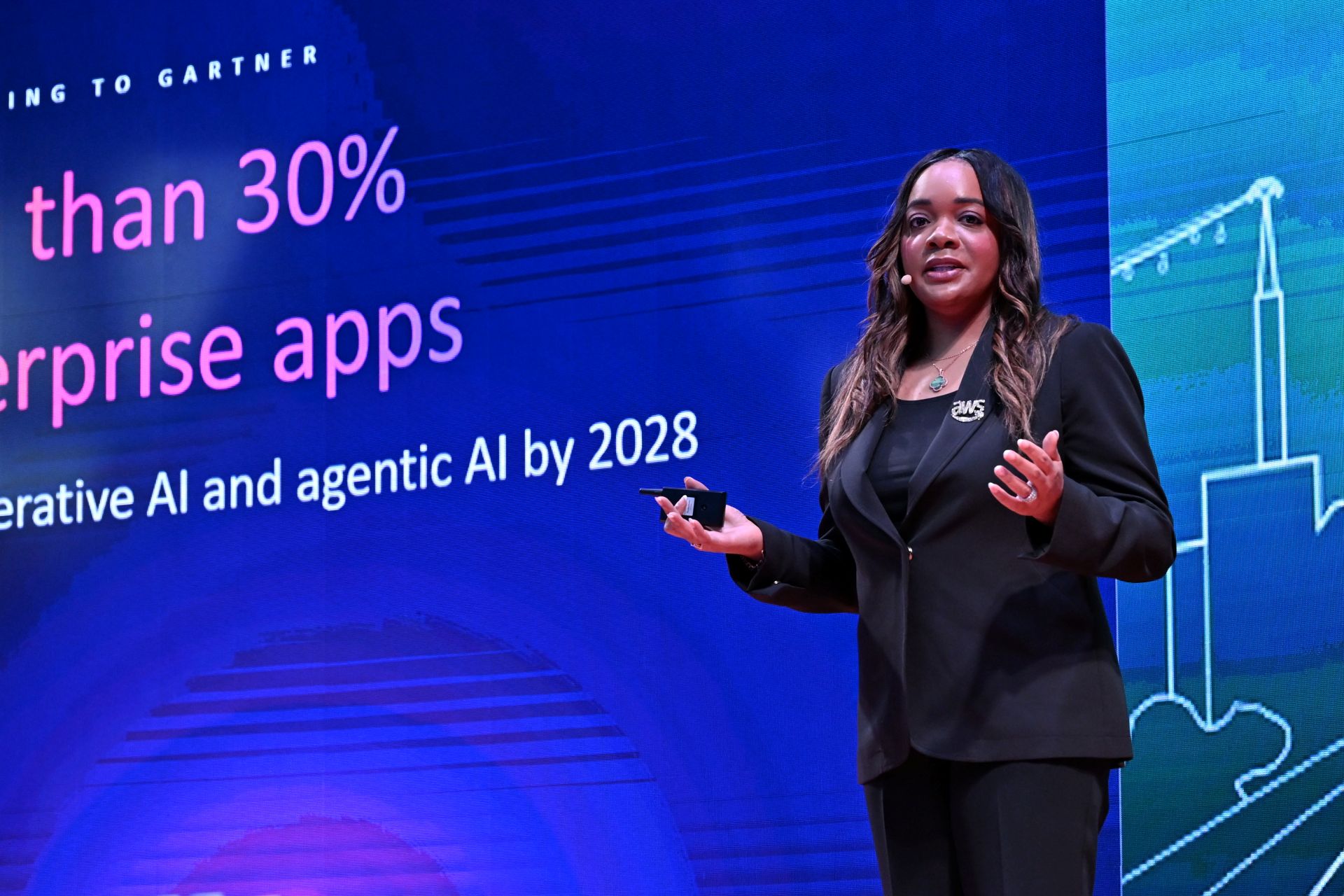 AWS delivers keynote address