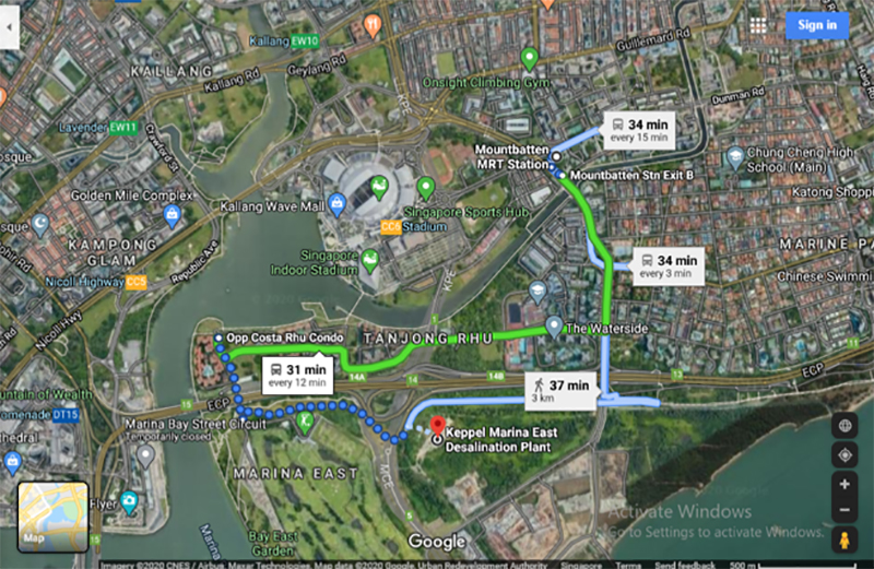 How do I get to KMEDP by public transport?